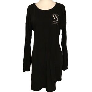 Victoria’s Secret Forever An Angel Black Longsleeve Nightgown